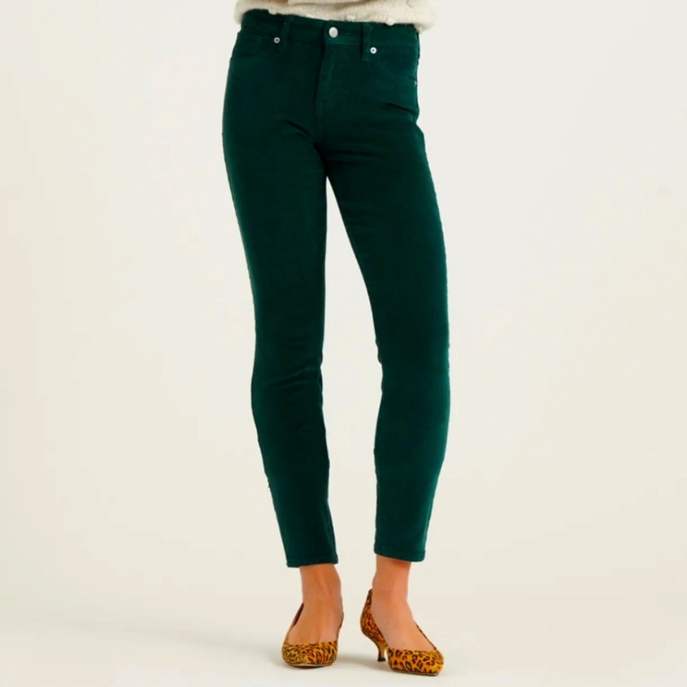 Lucky Brand Ava Mid Rise Skinny Jeans in Corduroy